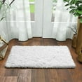 thumbnail image 2 of Super Area Rugs, Cozy Plush Solid White Shag Rug , 2' x 3', 2 of 3
