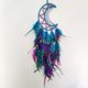 thumbnail image 5 of Atrapasueños Luna Atrapasueños para dormitorio Atrapasueños de plumas morado y azul para niños, niñas, adultos, atrapasueños, adornos para colgar en la pared del dormitorio, regalos de bendición, 5 of 5