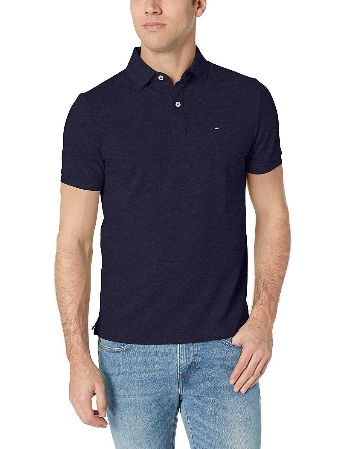 tommy hilfiger custom fit polo