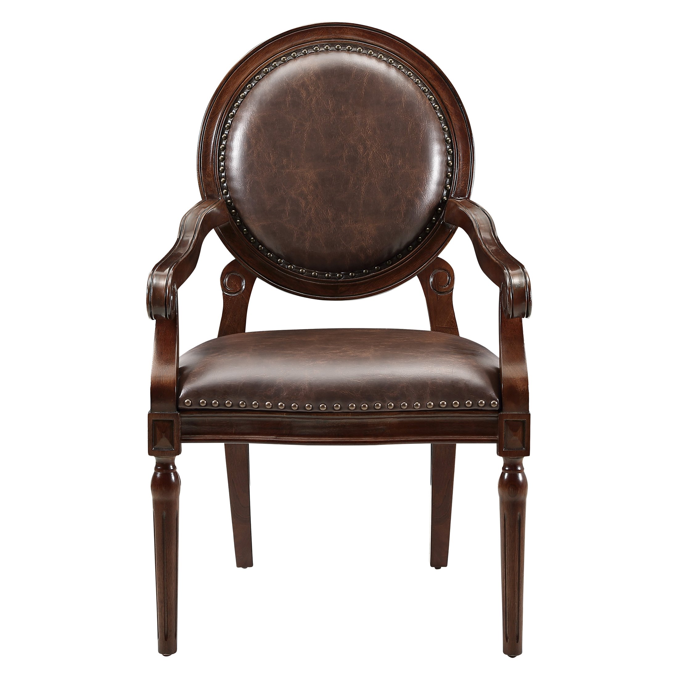 OakvillePark Marsh Accent Chair, Dark Brown