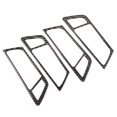 thumbnail image 2 of Décor de Poignée de Porte Intérieure, 4pcs Voiture en Fibre de Carbone Poignée de Porte Intérieure Cadre Poignée de Porte Intérieure Garniture Design Révolutionnaire, 2 of 5