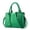 Green, variant on Womens Fashion Purses and Handbags Pure Color Medium Capacity One Shoulder Tote Bags Durable & Stylish Handle Satchel for Ladies Work Commuting Use Navy One Size