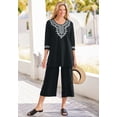 thumbnail image 6 of Woman Within Plus Size Embroidered Knit Tunic, 6 of 6