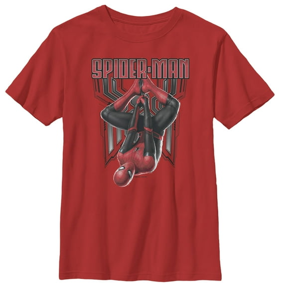 Boy's Marvel Spider-Man: Far From Home Hang Graphic Tee Red X Large