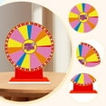 thumbnail image 6 of GUOOL Prize Wheel Tabletop Prize Turntable Reusable Carnival Roulette Wheel Erasable Fortune Game Fortune Wheel with Pen Compact Activity PVC Material Suita Style A, 6 of 9