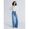 thumbnail image 2 of Sofia by Sofia Vergara Women's and Women's Plus Ruffle Neck Blouse, Sizes XS-4X, 2 of 5