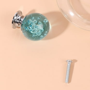 GOOHOCHY  4 Set Dresser Drawers Furniture Handle Turquoise Knobs
