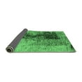 thumbnail image 2 of Ahgly Company Indoor Square Oriental Emerald Green Industrial Area Rugs, 7' Square, 2 of 4