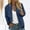 Dark Blue, variant on Women's Casual Jackets Autumn Fashion Lightweight Pocket Coat for Everyday Wear Stylish Baseball Blouse Jacket