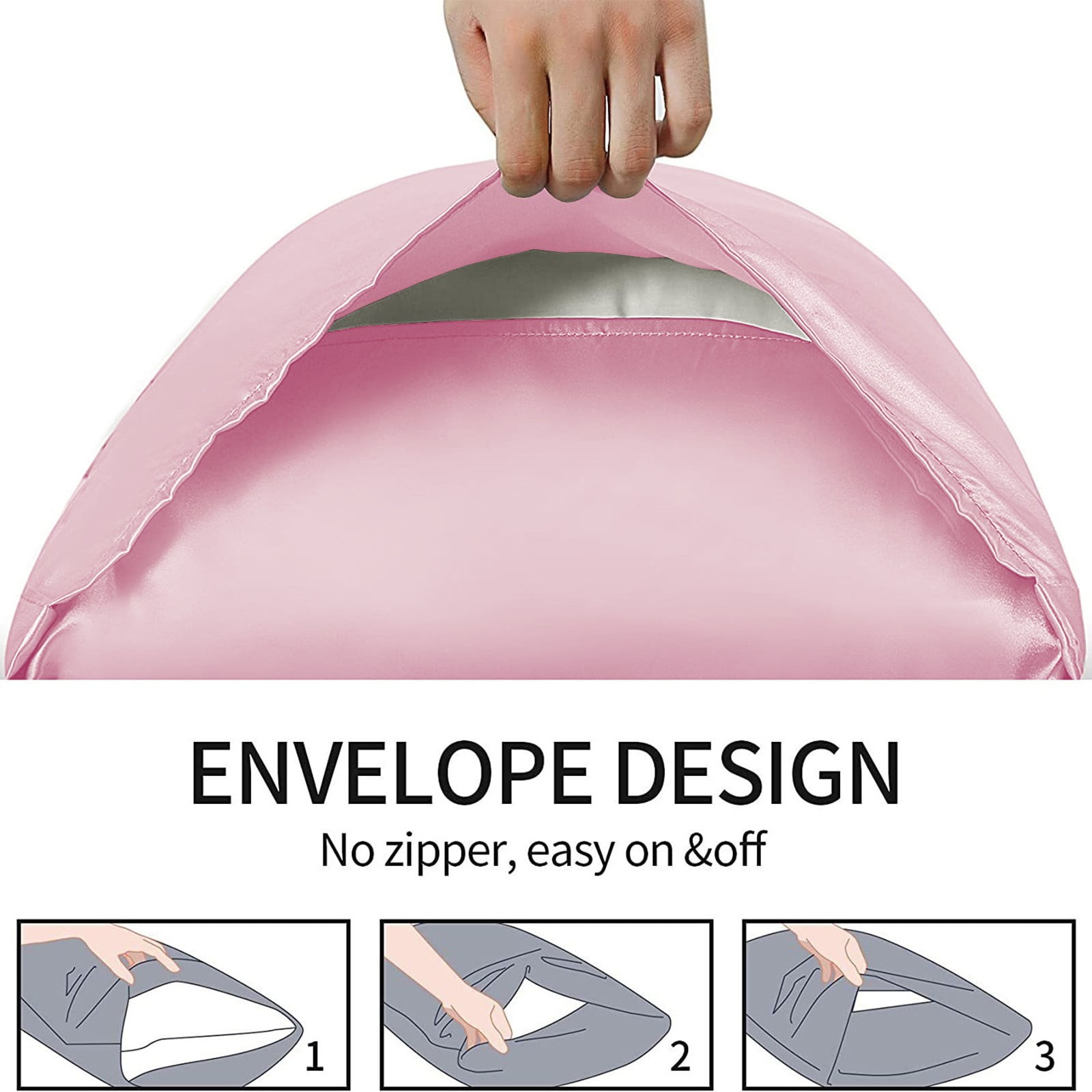 10Pcs Silk Pillowcase for Hair and Skin,Mulberry Silk Pillow Cases Standard Size,Soft Breathabl Cooling Sleep Both Sides Natural Silk Satin Pillow Covers with Hidden Zipper,Gifts for Women Men