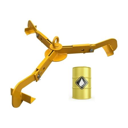 793.6LBS Forklift Crane Three Claw Oil Drum Lifting Hook