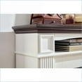thumbnail image 2 of Fireplace TV Stand Farmhouse Style 23” Electric Mantel with Storage | White | MDF, 2 of 12