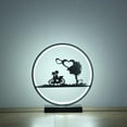 thumbnail image 4 of 13â€ Kids On A Bicycle Table Lamp With LED Light, 4 of 5