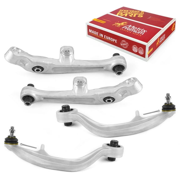 Metrix Premium Chassis Parts - 4 PC Lower Forward & Rearward Control Arm Kit Fits 07 Infiniti G35, 05-06 G35 RWD, 05-09 Nissan 350Z, Replacement RK642008, RK642009, RK621372, RK621373