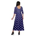 thumbnail image 4 of Moomaya Robes Tuniques pour Femmes Manches 3/4 Imprimées Kurti Tenue d'Été, 4 of 5