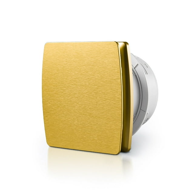Speravity Ventilador de escape para baño, salida de 4 pulgadas, ventilador de aire impermeable, ventana, pared, mejora reemplazable, Extractor de Herramientas eléctricas Oro Speravity TO001498-01B