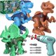 thumbnail image 1 of Juguetes de dinosaurios ZHAOCHENG para niños de 3 a 7 años con taladro, juguetes de construcción, 1 of 5