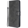 thumbnail image 2 of Compatible with Samsung Galaxy A71 5G Wallet Case, Galaxy A71 5G Leather Flip Folio Case with Card Holders Kickstand Magnetic Feature Shockproof Case for Samsung Galaxy A71 5G Matte Black, 2 of 16