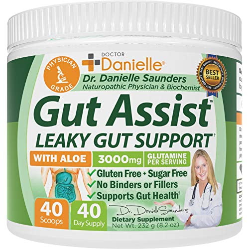 Gut Assist Leaky Gut Repair Supplement Powder Glutamine