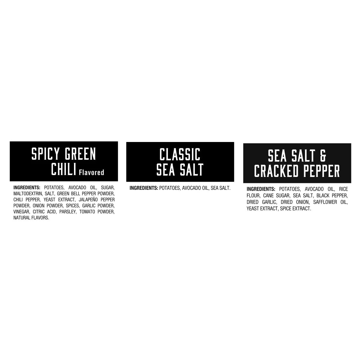 36 oz Boulder Canyon Avocado Oil Variety Pack - 36 Ct