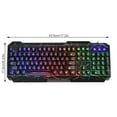 thumbnail image 4 of ZLight Clavier de Jeu Souris USB Filaire Kit Gamer Étanche Rétroéclairé LED RGB Clavier et Souris pour PC, 4 of 5