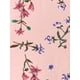 thumbnail image 5 of Blusa de verano de chiffon con cuello en V y cintura fruncida para mujeres de tallas grandes Agnes Orinda, de manga corta, estampado floral pequeño, 4X, color rosa, 5 of 5