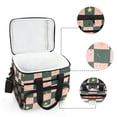 thumbnail image 6 of FORMRS Insulated Cooler Bag 24 Cans Capacity Soft Leakproof Lunch Box with Side Pockets, Pink Abstract, 6 of 7