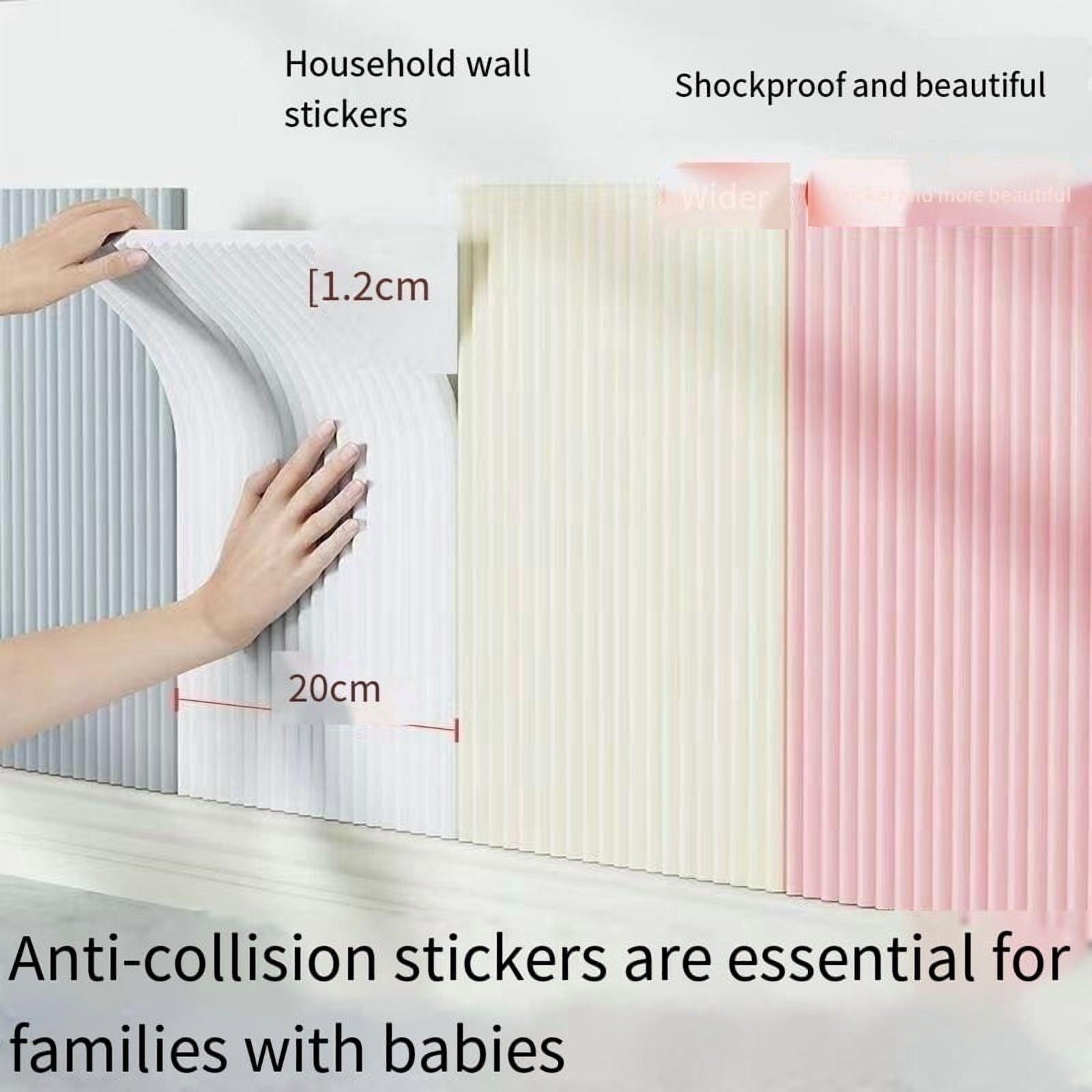 Baby Anti-Collision Strips, Corner Protectors, Wall Corner Protection Strips, Wall Strips, Thickened Self-Adhesive Anti-Bump and Anti-Collision Head Protection Stickers for Infants