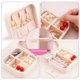 thumbnail image 4 of 10 piezas joyero para mujer, joyero de viaje de piel sintética para mujer, ideal para anillos, pendientes y collares. Regalos de belleza para mujeres y niñas,Cajas de joyería al por mayore(10, Blanco), 4 of 8