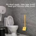 thumbnail image 5 of Nilvkv Toilet Brush and Holder Set Golf-Shaped 360-Degree Cleaning for Bathroom, 15.8Inch, 5 of 6