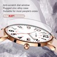 thumbnail image 4 of A ALPS Nurse Watch for Women Men Students Doctors,Military Time Luminous Easy Read Dial,12/24 Hours with Second Hand,Silicone Band,Waterproof Watch for Women, 4 of 8