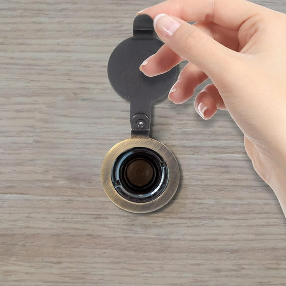 Mobestech Door Hole Cover Copper 2Pcs Families