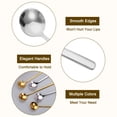 thumbnail image 3 of Unique Bargains 6Pack 7' Stainless Steel Long Handle Teaspoon Coffee Spoon for Stirring, Silver, 3 of 4