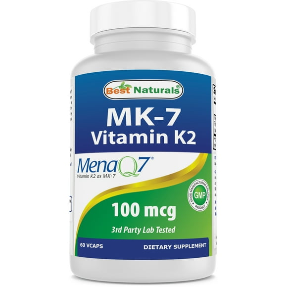 Best Naturals MK-7 Vitamine K2 100 mcg 60 Vcaps