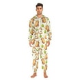 thumbnail image 6 of joogoo Capybara Green Apples Unisex Adults Onesies Pajamas Jumpsuits L, 6 of 7
