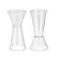 thumbnail image 4 of Uxcell Measuring Cup 20ml/10ml PC Plastic Double Head Beaker Clear 5 Pack, 4 of 5