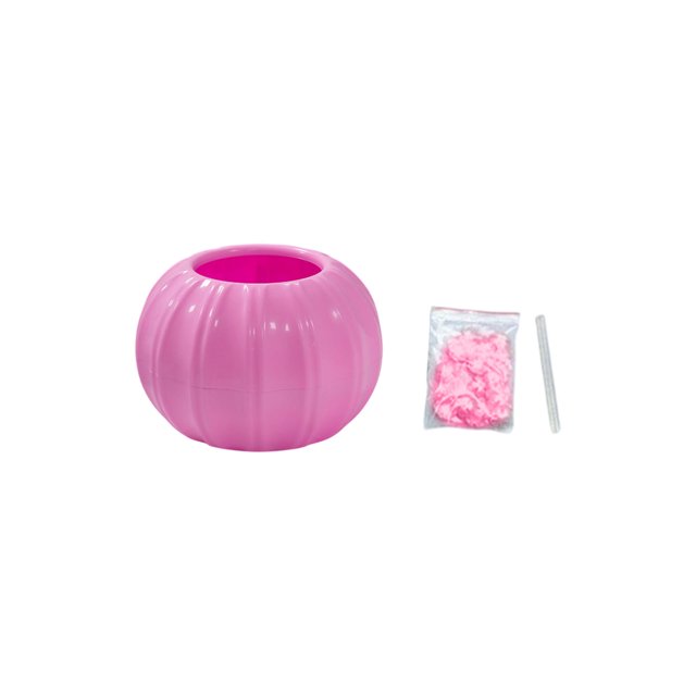 Jarrones para Flores Jarrón de Plástico Creativo con Forma de Calabaza Jarrón Decorativo, Material de Vestido de Vacaciones, Dos Mitades Empalmadas