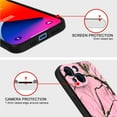 thumbnail image 4 of CoverON Design For Apple iPhone 14 Plus Phone Case, Flexible Rubber Slim TPU Cover, Pink Camouflage, 4 of 8