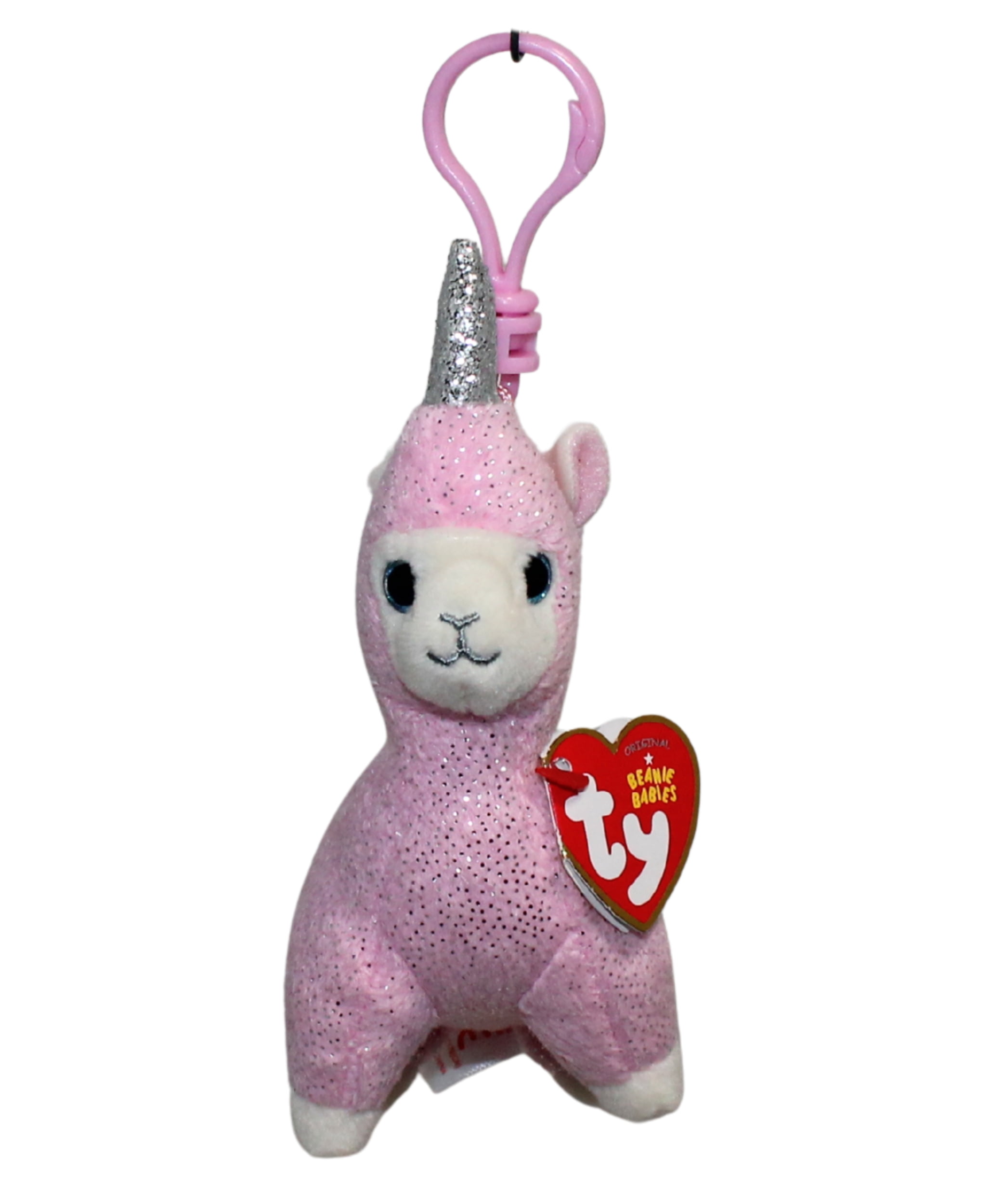 Ty Beanie Boos (Plastic Key Clip) - Kiwi the Pink Tie-Dye Kiwi