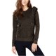 thumbnail image 1 of Michael Kors Suéter con volantes para mujer, Metálico, PXS Michael Kors Pull-over, 1 of 1