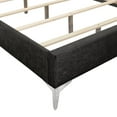 thumbnail image 2 of New Classic Furniture Huxley Solid Wood California King Panel Bed in Black, 2 of 4