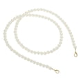 thumbnail image 1 of Cadena de bolso de perlas de imitación de 39" con hebilla de langosta para reemplazo de cadena de bolso de bricolaje, dorado claro, 1 of 5