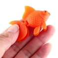 thumbnail image 3 of Unique Bargains 3 PCS Aquarium Fish Tank Orange Plastic Floating Goldfish Ornament, 3 of 3