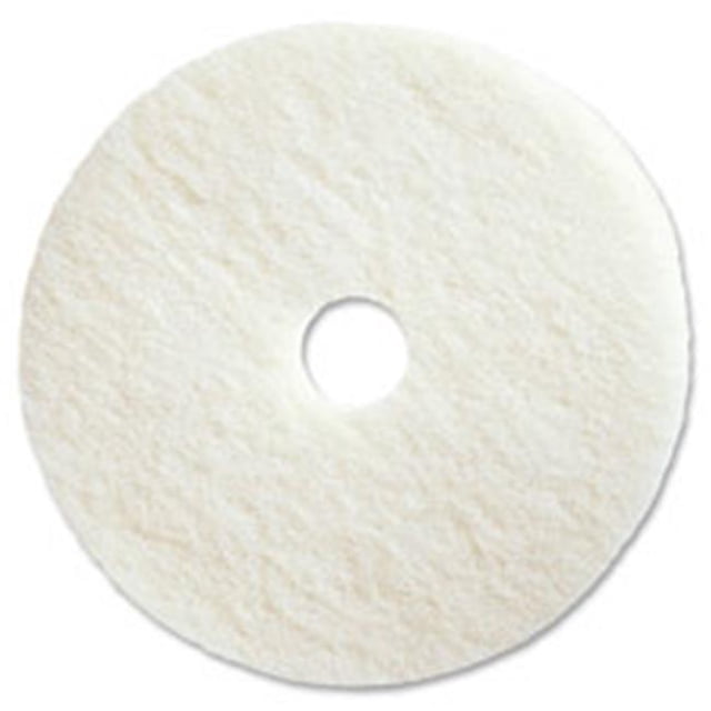 Coussin de Sol Polissant&44; Blanc - 5 par Carton - 19 Po