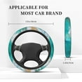thumbnail image 5 of Kll Car Steering Wheel Cover, Universal 15 Inch, Soft Elastic And Comfortable,Car Accessories Decorations-Beach, 5 of 7