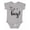 AC-Heather Grey, variant on It's a Boy Birth Announcement Boys Baby Bodysuit