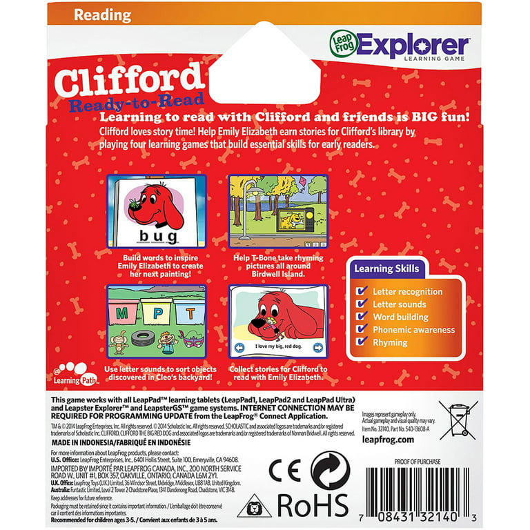 Clifford Outside Fun Red Pencil Case