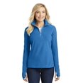 thumbnail image 1 of Jersey de microforro polar Autoridad Portuaria con media cremallera para mujer 3XL Azul marino claro L224, 1 of 1