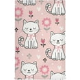 thumbnail image 3 of SKYSONIC Cat Kitchen Dish Towel Set of 4, Soft Drying Cloth Tea Bar Towels, 28 x 18 Inch, 3 of 7