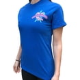 thumbnail image 2 of Southern Attitude Flower Turtle Royal Blue Short Sleeve T-Shirt (Large), 2 of 3